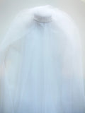 White Elbow Length Bridal Veil - Hair Accessory