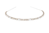 Silver Dainty Crystal Headband