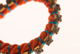 Neon Orange Pop Color Rope Headband/Necklace- Hair Accessory