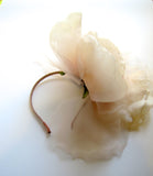 Light Pink Floral Fascinator Headband