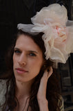 Light Pink Floral Fascinator Headband