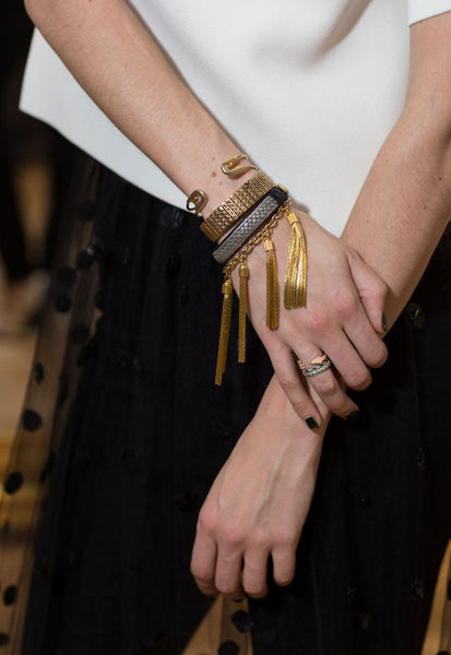 E.Kammeyer Accessories — Gold Multi Tassel Bracelet
