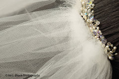 Swarovski and Fresh Water Pearl Hand Beaded Bridal Hair Comb - Hair Accessory